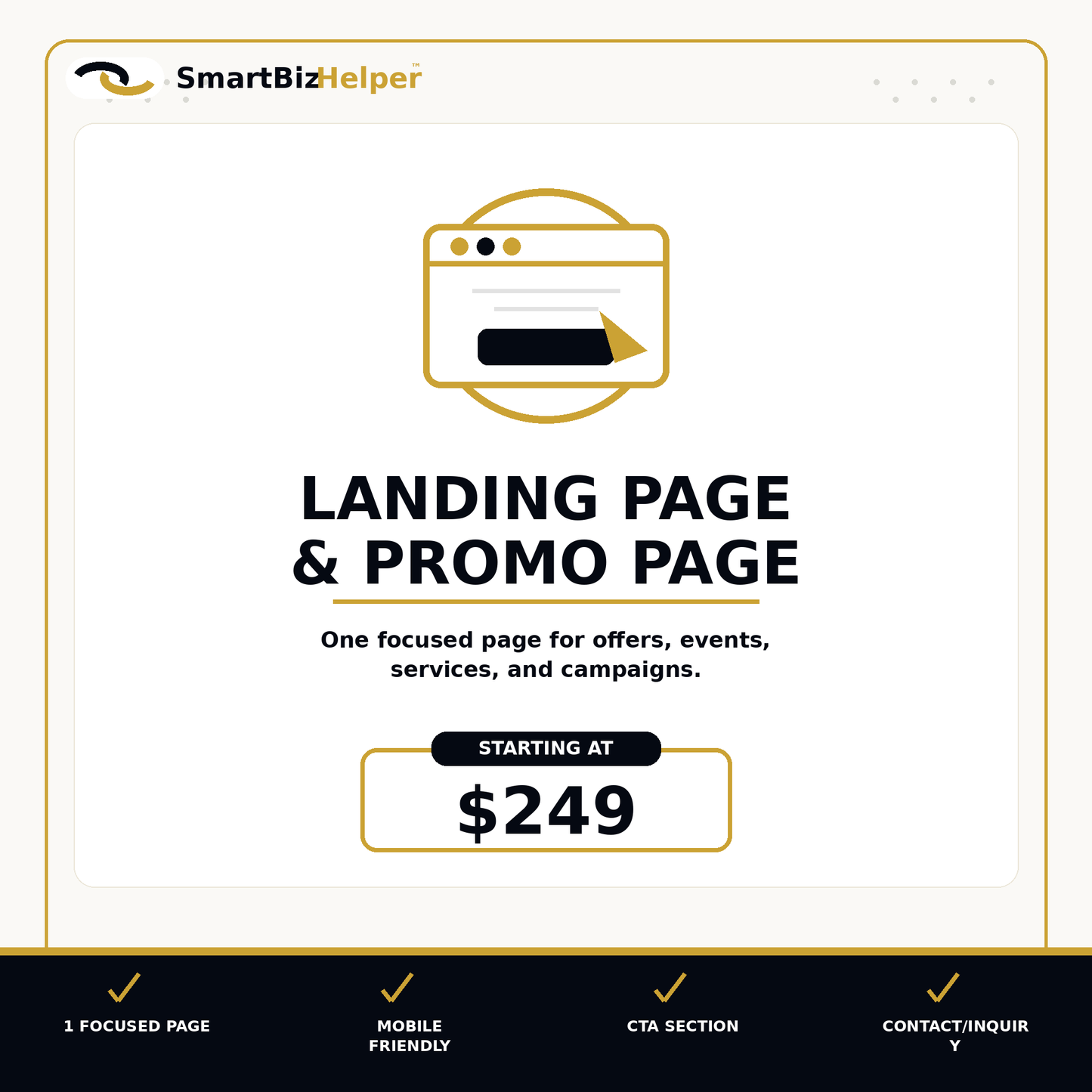 Landing Page / Promo Page
