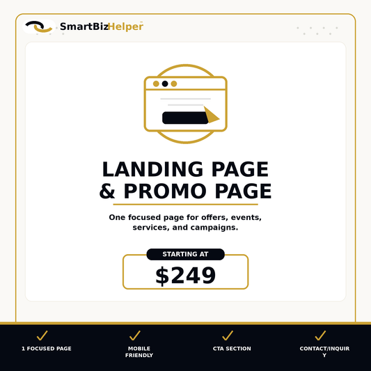 Landing Page / Promo Page
